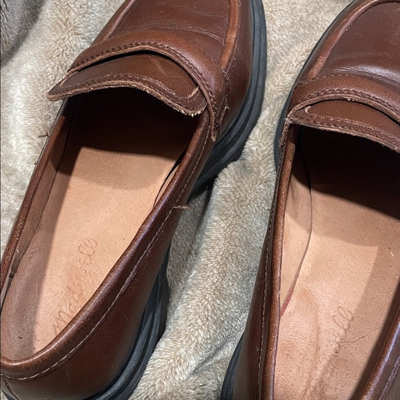 Madewell Brown Leather Loafers - Picture 2 of 4